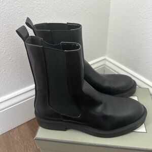 Zara Black Combat Boots